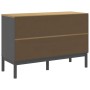 Comfortable FLORO solid pine wood dresser in gray. by vidaXL, Drawers - Ref: Foro24-374013, Price: 207,95 €, Discount: %