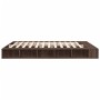 Oak brown engineered wood bed frame 180x200 cm by vidaXL, Beds and slatted bases - Ref: Foro24-3280460, Price: 181,99 €, Disc...