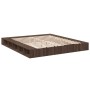 Oak brown engineered wood bed frame 180x200 cm by vidaXL, Beds and slatted bases - Ref: Foro24-3280460, Price: 181,99 €, Disc...