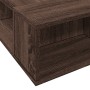 Estructura de cama madera de ingeniería marrón roble 180x200 cm de vidaXL, Camas y somieres - Ref: Foro24-3280460, Precio: 18...