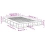 Estructura de cama madera de ingeniería negra 160x200 cm de vidaXL, Camas y somieres - Ref: Foro24-3280462, Precio: 185,13 €,...