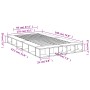 Estructura de cama madera de ingeniería negra 135x190 cm de vidaXL, Camas y somieres - Ref: Foro24-3280497, Precio: 176,41 €,...