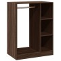 Engineered wood brown oak wardrobe 77x48x102 cm by vidaXL, Dresser Organizers and Bar Hangers - Ref: Foro24-840813, Price: 95...