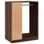 Engineered wood brown oak wardrobe 77x48x102 cm by vidaXL, Dresser Organizers and Bar Hangers - Ref: Foro24-840813, Price: 95...