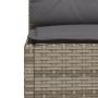 Garden sofa set with 5-piece synthetic rattan gray cushions by vidaXL, Garden sets - Ref: Foro24-3261726, Price: 377,04 €, Di...