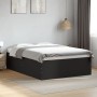 Black engineered wood bed frame 140x190 cm by vidaXL, Beds and slatted bases - Ref: Foro24-3280938, Price: 139,40 €, Discount: %