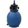 Pool sand filter with 4-position valve blue 300 mm by vidaXL, Pool and spa filters - Ref: Foro24-92246, Price: 137,34 €, Disc...