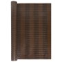 Balcony awning made of synthetic brown and black rattan, 300x100 cm. by vidaXL, fence panels - Ref: Foro24-156252, Price: 31,...