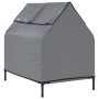 House for dogs made of Oxford fabric and light gray steel by vidaXL, Dog kennels - Ref: Foro24-172591, Price: 67,75 €, Discou...