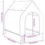 House for dogs made of Oxford fabric and light gray steel by vidaXL, Dog kennels - Ref: Foro24-172591, Price: 67,75 €, Discou...