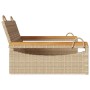 Beige Schaukelbank aus synthetischem Rattan 63x62x40 cm von vidaXL, Gartenbänke - Ref: Foro24-368163, Preis: 74,99 €, Rabatt: %