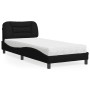 Bed with black fabric mattress 80x200 cm by vidaXL, Beds and slatted bases - Ref: Foro24-3208494, Price: 264,11 €, Discount: %