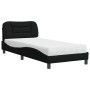 Cama con colchón tela negro 80x200 cm de vidaXL, Camas y somieres - Ref: Foro24-3208494, Precio: 261,99 €, Descuento: %