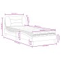 Bed with black fabric mattress 80x200 cm by vidaXL, Beds and slatted bases - Ref: Foro24-3208494, Price: 264,11 €, Discount: %