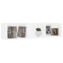 White plywood CD wall shelf 75x18x18cm by vidaXL, Shelves and shelves - Ref: Foro24-801310, Price: 28,57 €, Discount: %