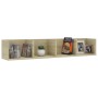 Oak plywood wall-mounted CD shelf 100x18x18 cm by vidaXL, Shelves and shelves - Ref: Foro24-801322, Price: 30,99 €, Discount: %