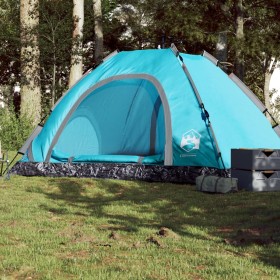 Schnellöffnung 5 Personen Zelt blau von vidaXL, Zelte - Ref: Foro24-4004174, Preis: 149,99 €, Rabatt: %