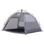 Beach tent for 2 people, waterproof, quick opening, gray by vidaXL, tents - Ref: Foro24-4005304, Price: 64,99 €, Discount: %