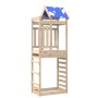 Play tower with climbing wall made of pine wood 85x52.5x239 cm by vidaXL, Children's houses - Ref: Foro24-845941, Price: 158,...