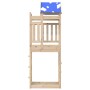 Play tower with climbing wall made of pine wood 85x52.5x239 cm by vidaXL, Children's houses - Ref: Foro24-845941, Price: 158,...