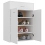 Mueble zapatero de madera contrachapada blanco 60x35x84 cm de vidaXL, Zapateros y organizadores de calzado - Ref: Foro24-8010...