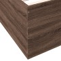 Estructura de cama madera de ingeniería marrón roble 90x190 cm de vidaXL, Camas y somieres - Ref: Foro24-3280978, Precio: 105...