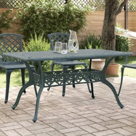 Garden table, green cast aluminum, 150x90x72 cm by vidaXL, Garden tables - Ref: Foro24-4002806, Price: 422,41 €, Discount: %