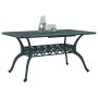 Garden table, green cast aluminum, 150x90x72 cm by vidaXL, Garden tables - Ref: Foro24-4002806, Price: 454,88 €, Discount: %