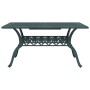 Garden table, green cast aluminum, 150x90x72 cm by vidaXL, Garden tables - Ref: Foro24-4002806, Price: 454,88 €, Discount: %