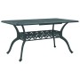 Garden table, green cast aluminum, 150x90x72 cm by vidaXL, Garden tables - Ref: Foro24-4002806, Price: 454,88 €, Discount: %