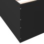 Estructura de cama madera de ingeniería negra 90x190 cm de vidaXL, Camas y somieres - Ref: Foro24-3280973, Precio: 105,71 €, ...