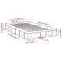 Estructura de cama madera de ingeniería negra 120x200 cm de vidaXL, Camas y somieres - Ref: Foro24-3280483, Precio: 159,73 €,...