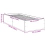 Estructura de cama madera de ingeniería negra 90x190 cm de vidaXL, Camas y somieres - Ref: Foro24-3281064, Precio: 90,87 €, D...