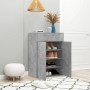 Mueble zapatero de contrachapada gris hormigón 60x35x84 cm de vidaXL, Zapateros y organizadores de calzado - Ref: Foro24-8010...