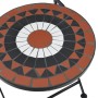 Mosaic bistro set made of iron, ceramic, terracotta, and white. by vidaXL, Garden sets - Ref: Foro24-3216355, Price: 194,99 €...