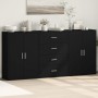 3 Stück Sideboards aus Holzwerkstoff schwarz 60x31x84 cm von vidaXL, Sideboards - Ref: Foro24-3276575, Preis: 225,50 €, Rabat...