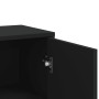 3 black engineered wood display cabinets 60x31x84 cm by vidaXL, Sideboards - Ref: Foro24-3276575, Price: 225,50 €, Discount: %