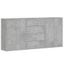 3 Stk. Sideboards aus Holzwerkstoff Beton grau 60x31x84 cm von vidaXL, Sideboards - Ref: Foro24-3276577, Preis: 226,80 €, Rab...