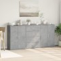 3 Stk. Sideboards aus Holzwerkstoff Beton grau 60x31x84 cm von vidaXL, Sideboards - Ref: Foro24-3276577, Preis: 226,80 €, Rab...