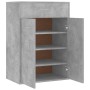 Concrete gray plywood shoe rack 60x35x84 cm by vidaXL, Shoe racks and shoe organizers - Ref: Foro24-801075, Price: 83,99 €, D...