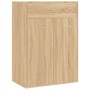 Oak-colored plywood shoe cabinet 60x35x84cm by vidaXL, Shoe racks and shoe organizers - Ref: Foro24-801074, Price: 75,18 €, D...