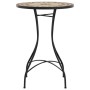 Bistro table with terracotta and white ceramic mosaic Ø50x70 cm by vidaXL, Garden tables - Ref: Foro24-4003402, Price: 84,99 ...