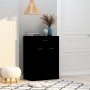 Black plywood shoe cabinet 60x35x84 cm by vidaXL, Shoe racks and shoe organizers - Ref: Foro24-801072, Price: 74,49 €, Discou...