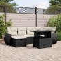 7-piece garden sofa set with black synthetic rattan cushions by vidaXL, Garden sets - Ref: Foro24-3275136, Price: 517,29 €, D...