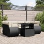 7-piece garden sofa set with black synthetic rattan cushions by vidaXL, Garden sets - Ref: Foro24-3268386, Price: 541,49 €, D...