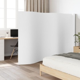 Biombo divisor de bambú blanco 165x600 cm de vidaXL, Divisores de ambientes - Ref: Foro24-377010, Precio: 152,99 €, Descuento: %