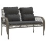 Garden sofa set 4 pieces with gray synthetic rattan cushions by vidaXL, Garden sets - Ref: Foro24-368729, Price: 353,36 €, Di...