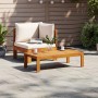 Gartensofas 2 Stück mit Kissen aus massivem Akazienholz von vidaXL, Modulare Sofas für den Außenbereich - Ref: Foro24-367626,...