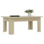 Mesa de centro madera contrachapada color roble 100x60x42 cm de vidaXL, Mesas de centro - Ref: Foro24-801182, Precio: 52,49 €...