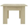 Mesa de centro madera contrachapada color roble 100x60x42 cm de vidaXL, Mesas de centro - Ref: Foro24-801182, Precio: 52,49 €...